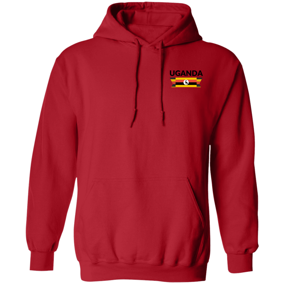 Hoodie | Unisex | Uganda Flag | Assorted Colors