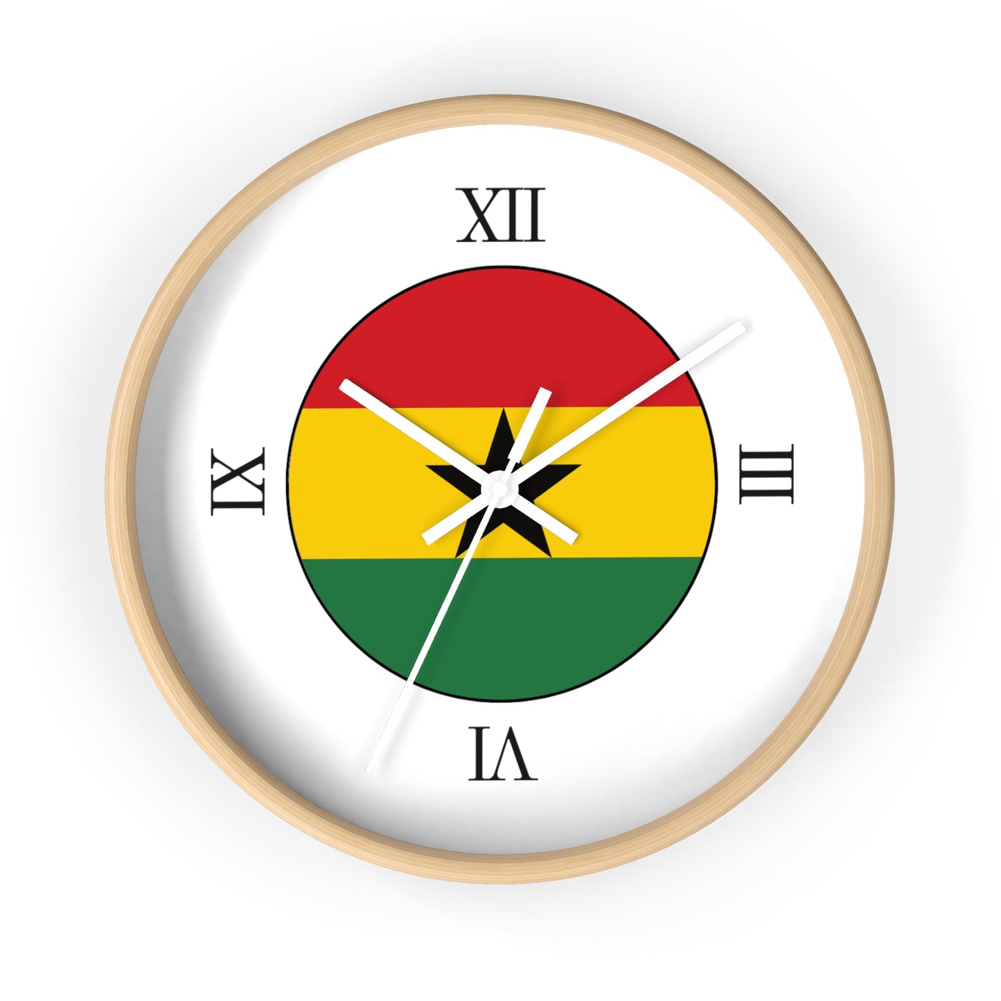 Wall Clock | Ghana | White Background