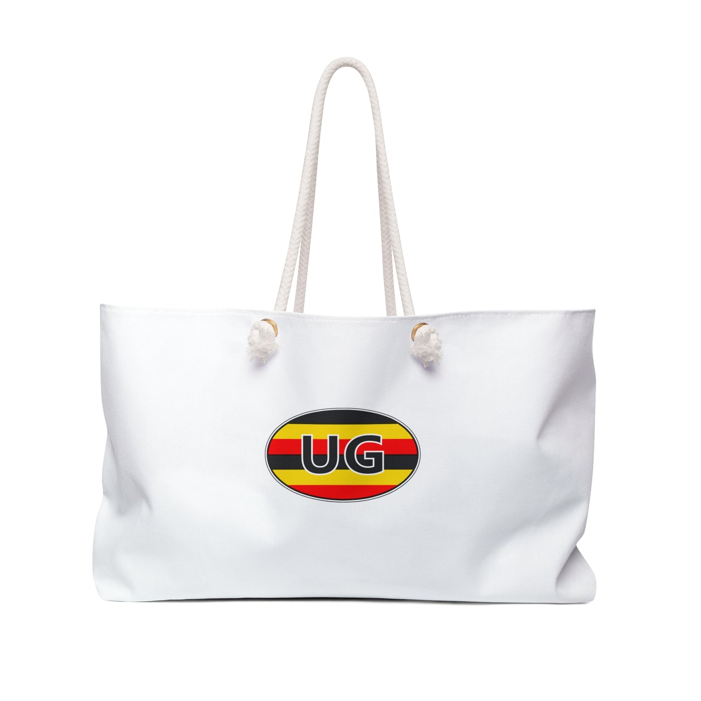 Weekender Bag | Uganda Logo | White Tote