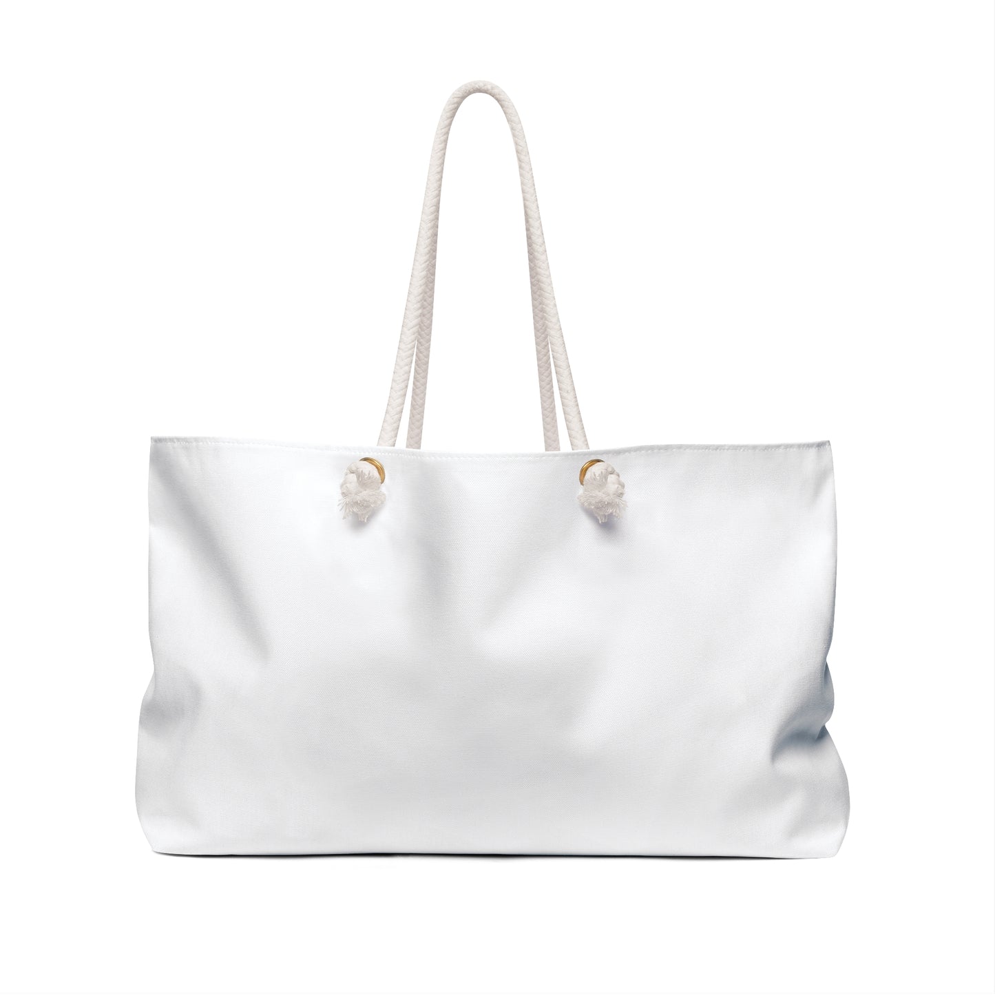 Weekender Bag | White Tote | Be Still and Know