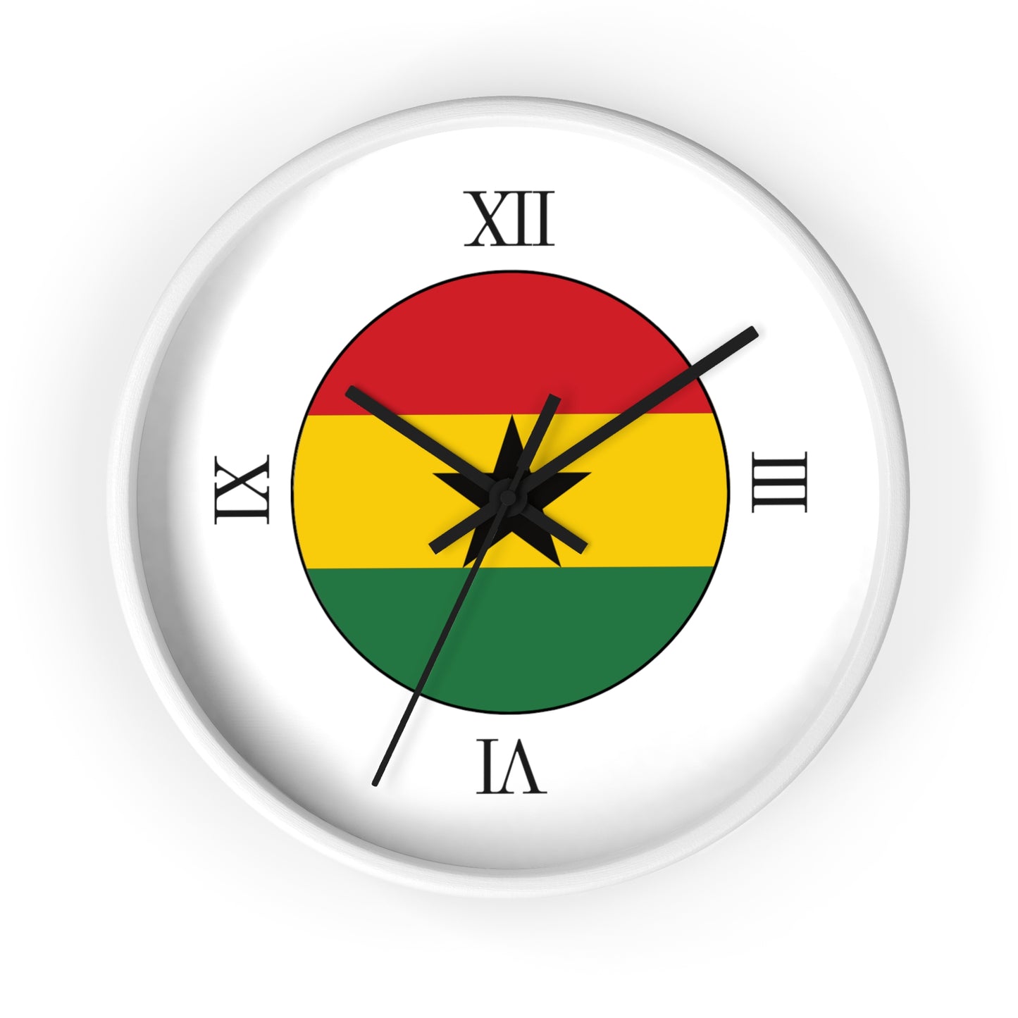 Wall Clock | Ghana | White Background