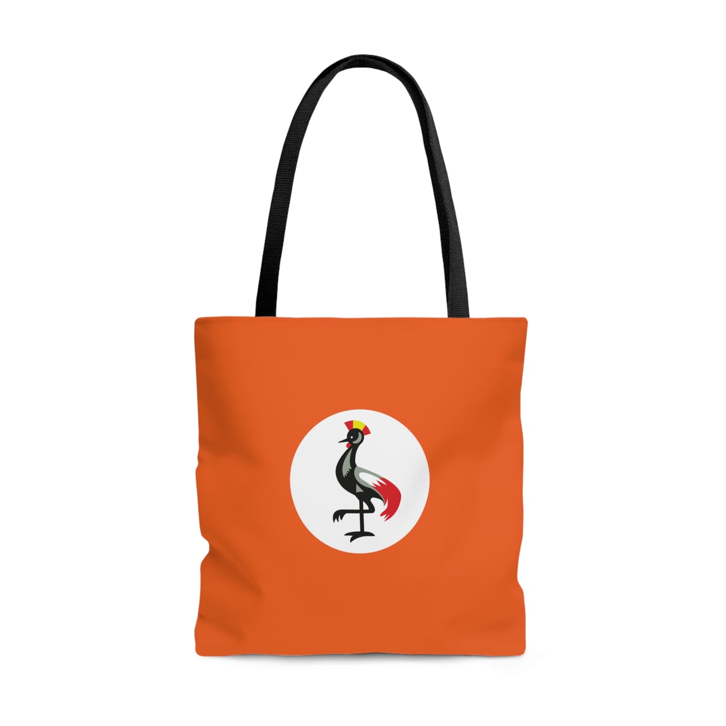 Tote Bag | Uganda Crane | Orange Tote