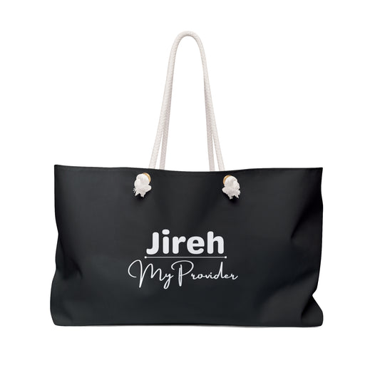 Weekender Bag | Black Tote | Jireh