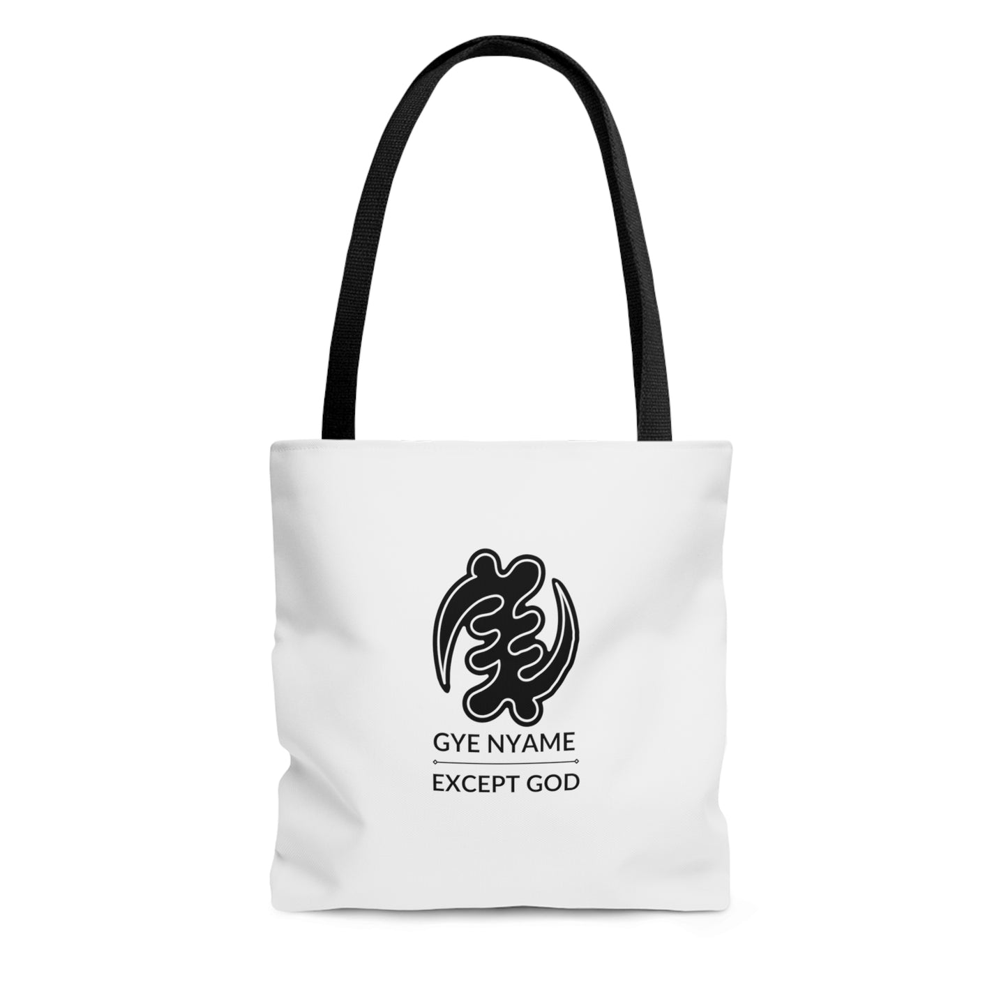 Tote Bag | Gye Nyame | White Bag