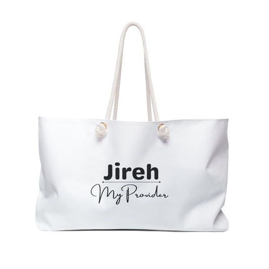 Weekender Bag | White Tote | Jireh