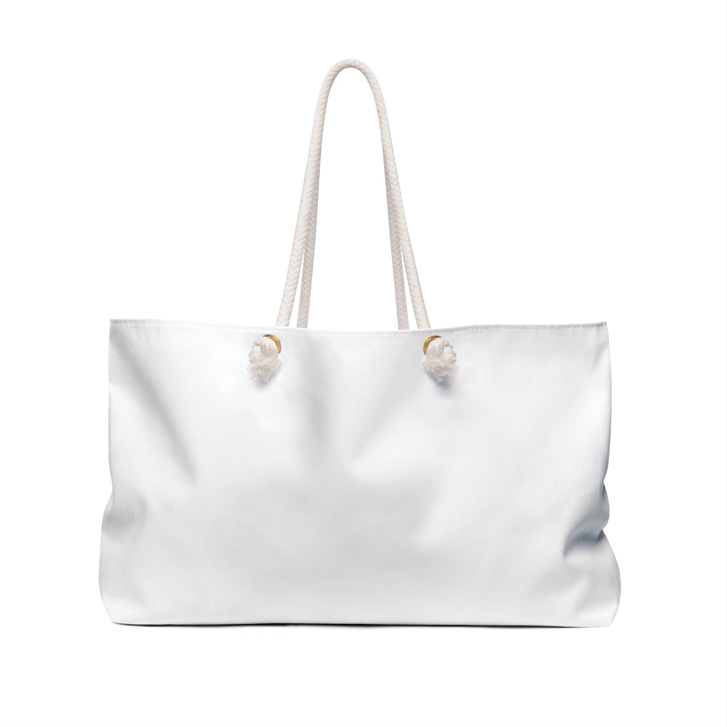 Weekender Bag | White Tote | Believe