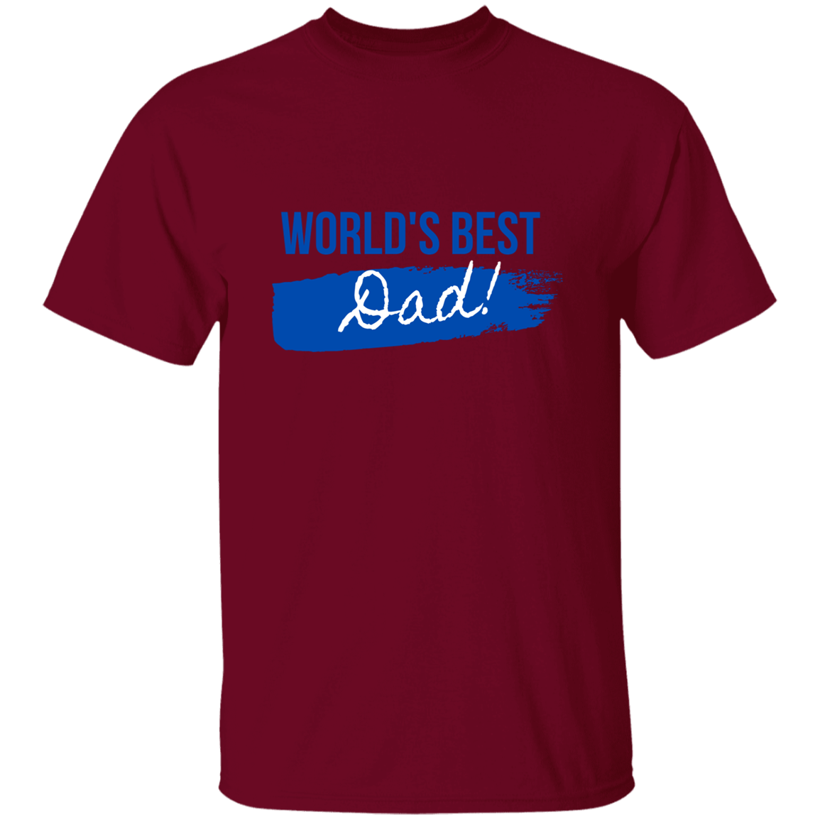 Father | T-Shirt | World's Best Dad | Assorted Colors