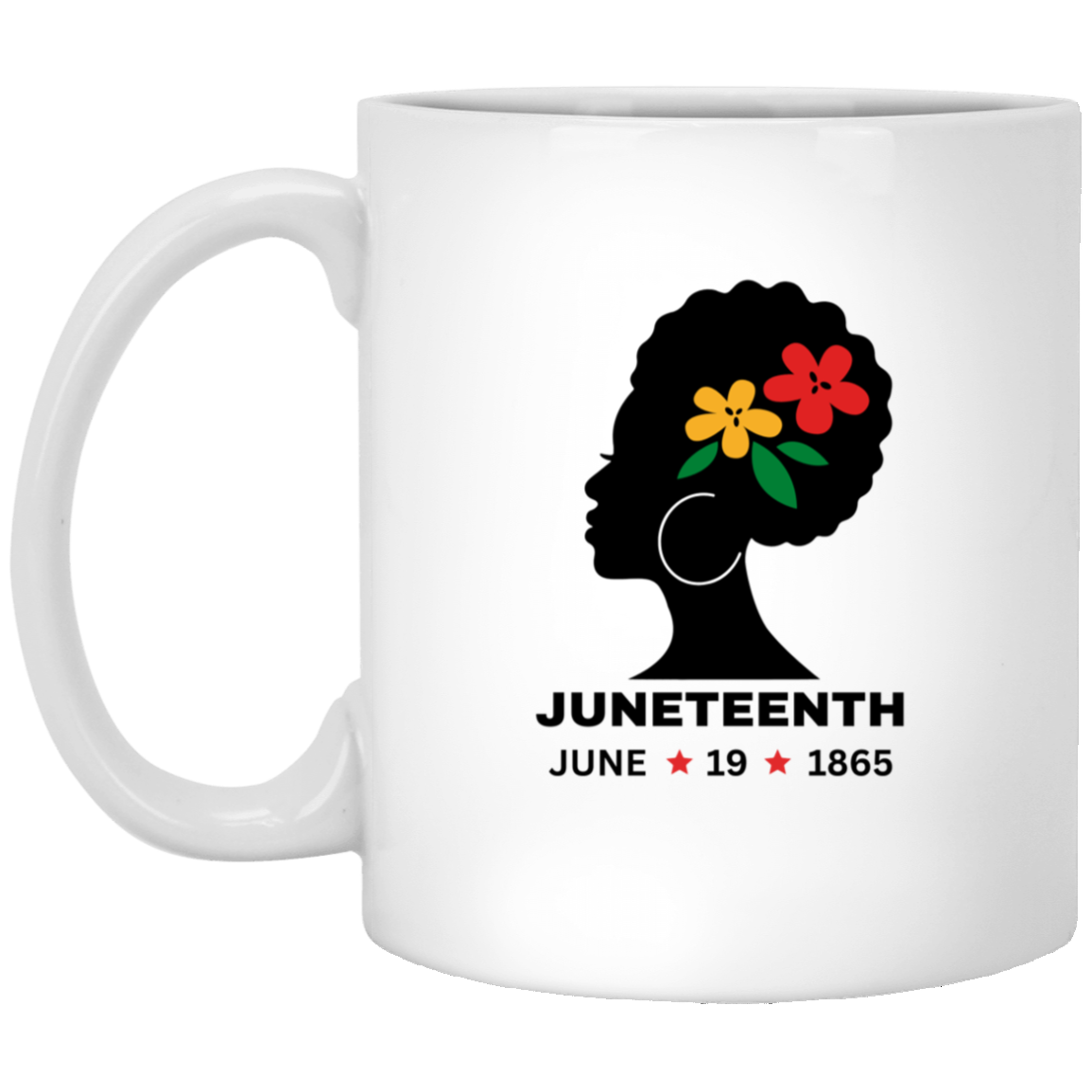 Juneteenth | Mug | Flowers in Hair