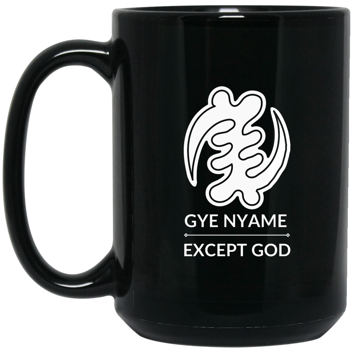 Mug | Ghana | Gye Nyame | Black Mug