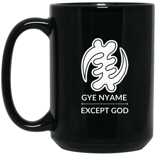 Mug | Ghana | Gye Nyame | Black Mug