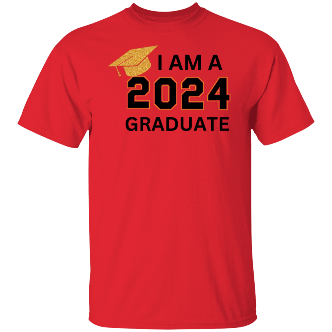 Graduation | T-Shirt | Proud 2024 Graduate| Assorted Colors