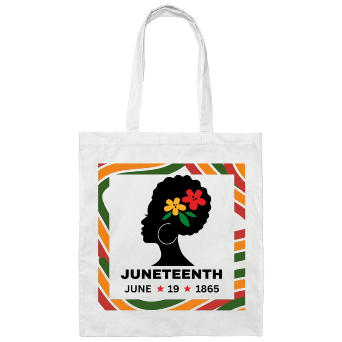 Juneteenth | Tote Bag | Flowers in Hair
