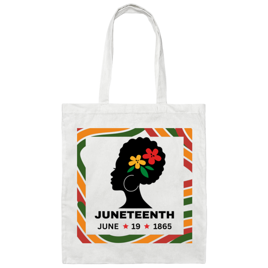 Juneteenth | Tote Bag | Flowers in Hair