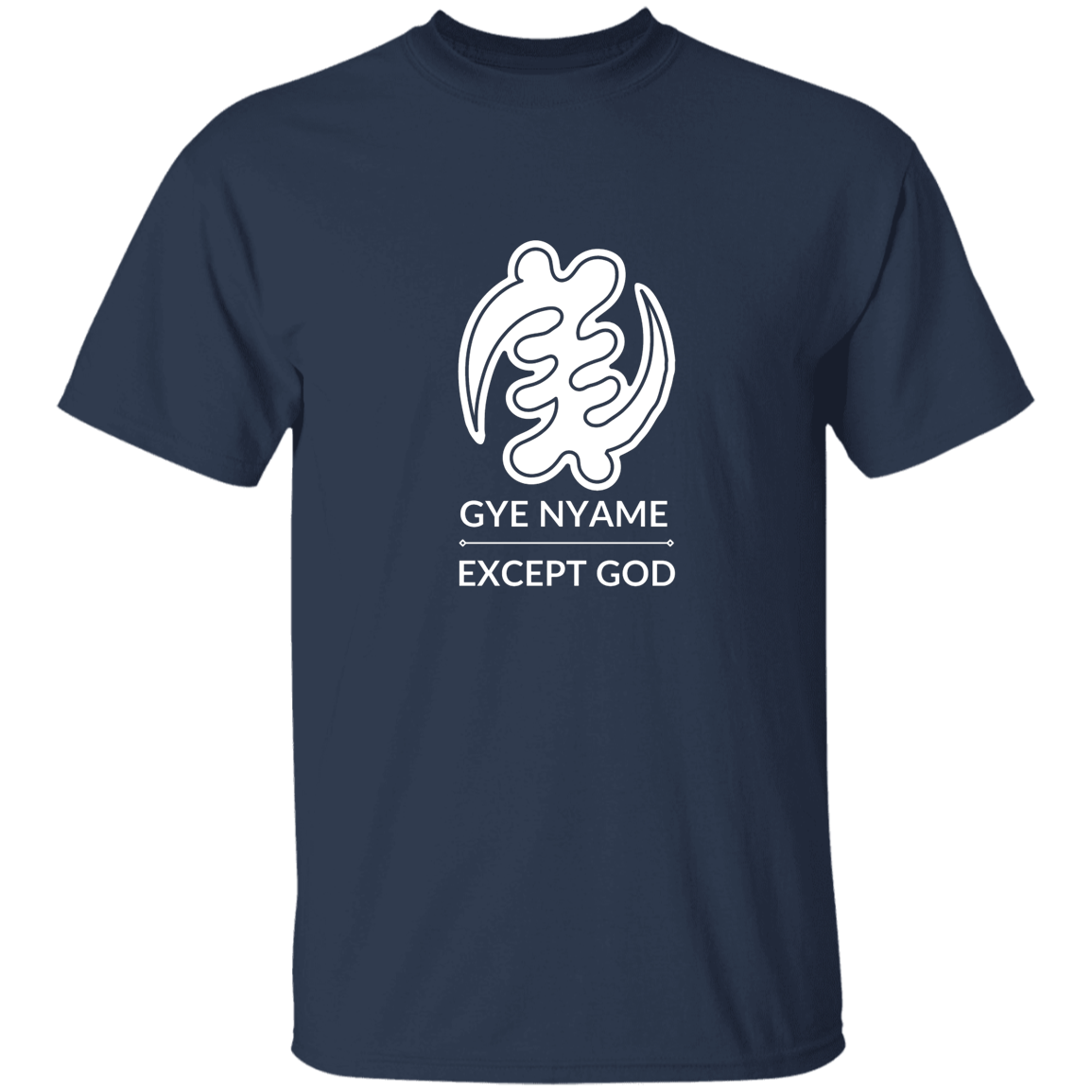 T-Shirt | Unisex | Ghana | Gye Nyame | Black, Navy