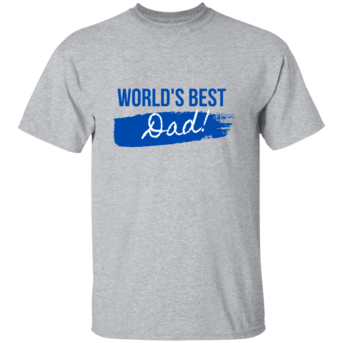 Father | T-Shirt | World's Best Dad | Assorted Colors