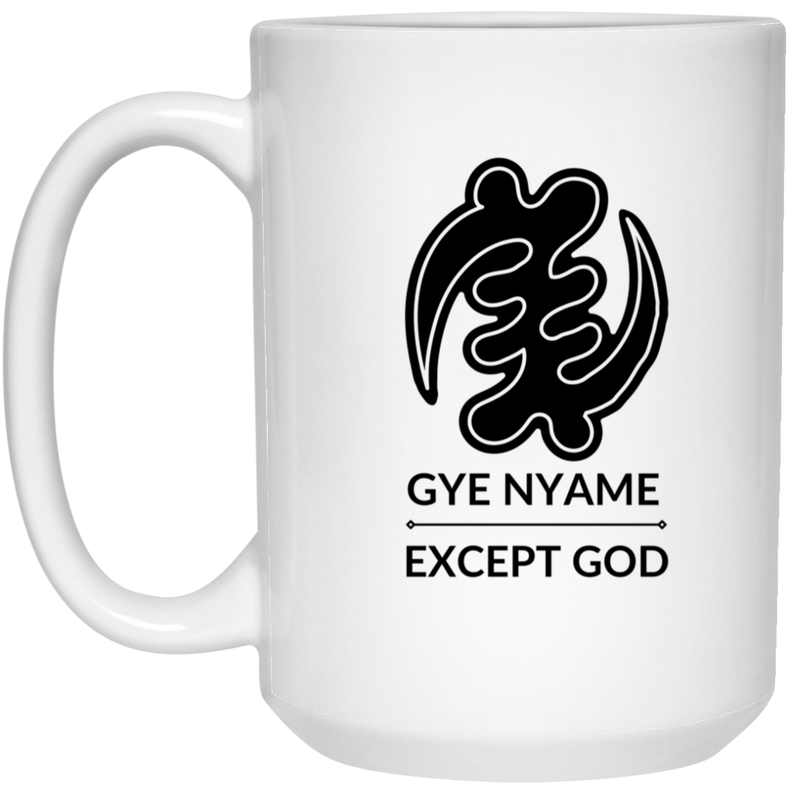 Mug | Ghana | Gye Nyame | White Mug