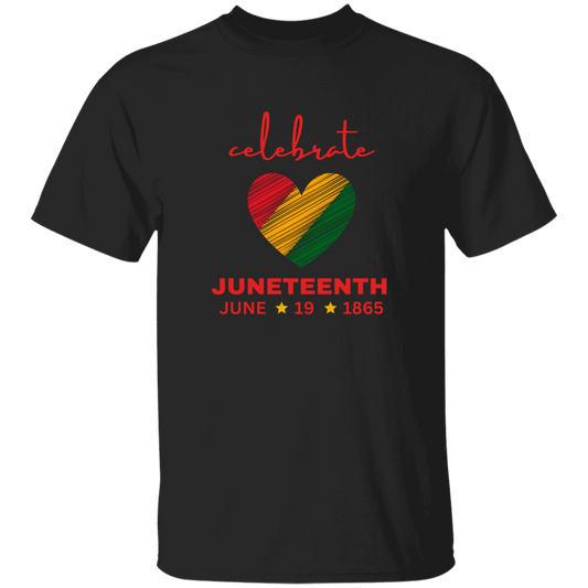 Juneteenth | T-Shirt in Blk | Heart