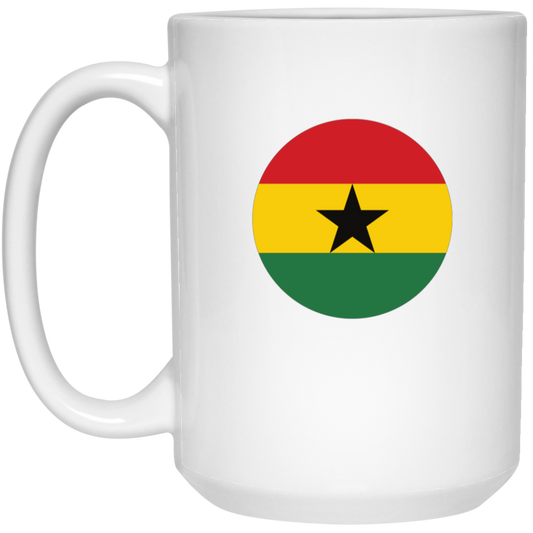 Mug | Ghana Flag | White Mug