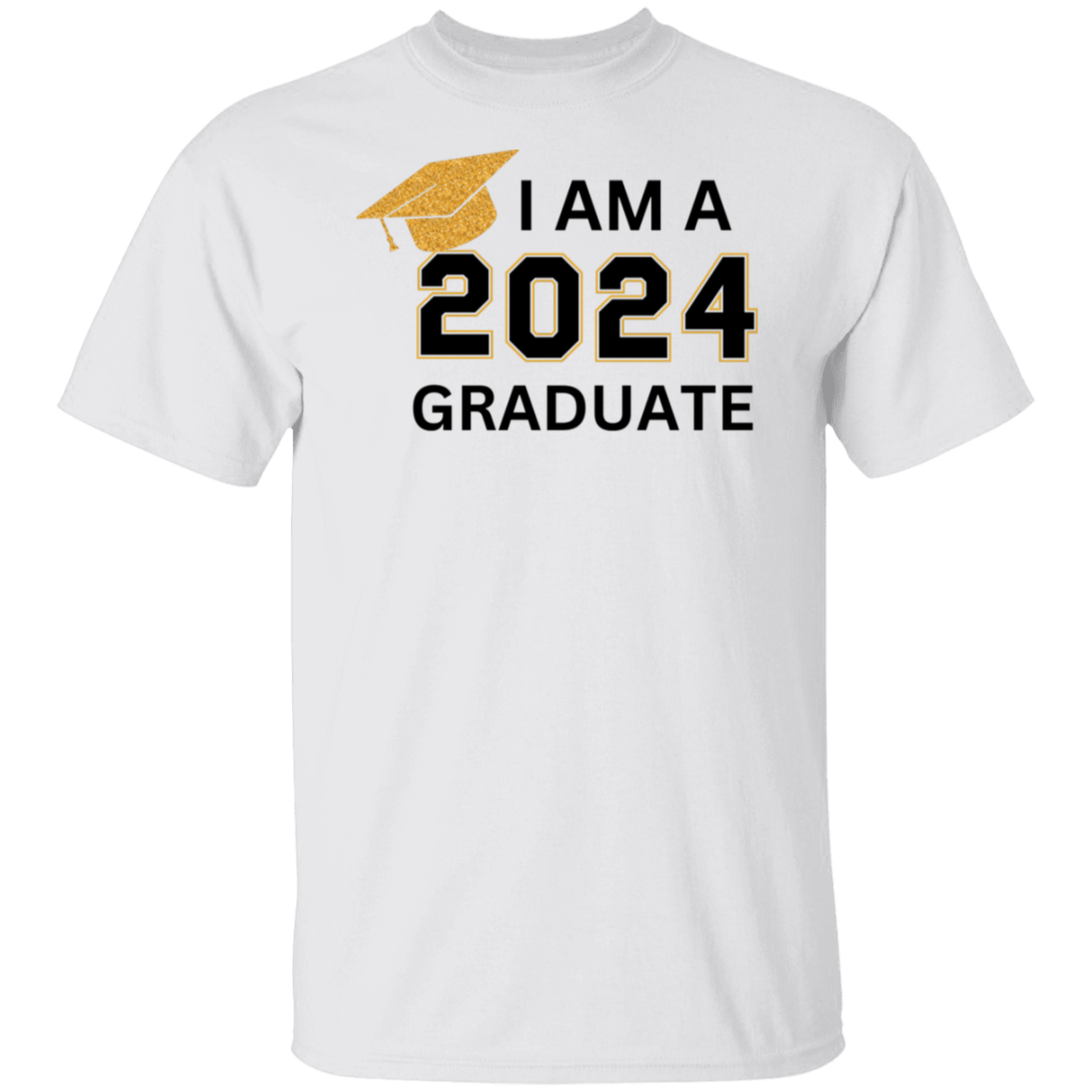 Graduation | T-Shirt | Proud 2024 Graduate| Assorted Colors