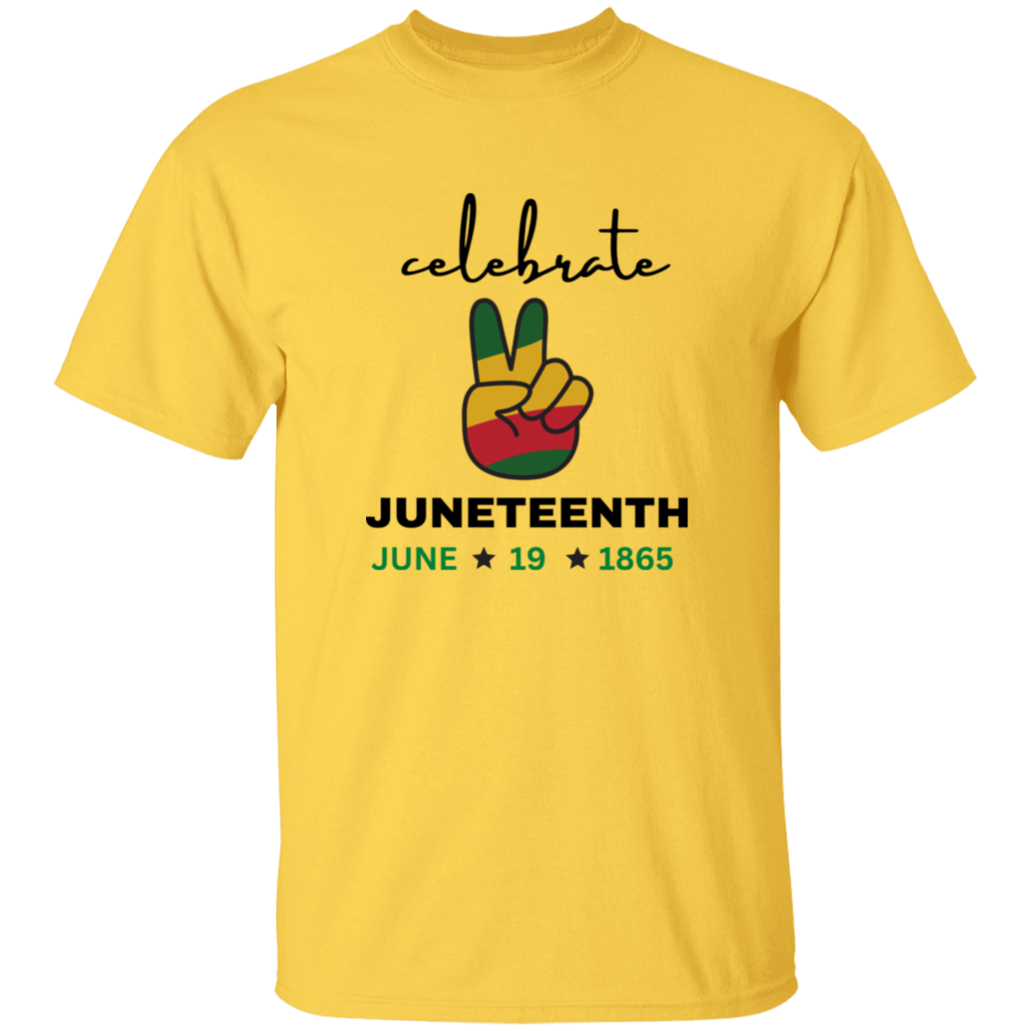 Juneteenth | T-Shirt | Peace Sign