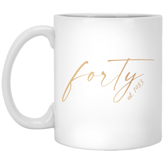Mug | Birthday | Forty