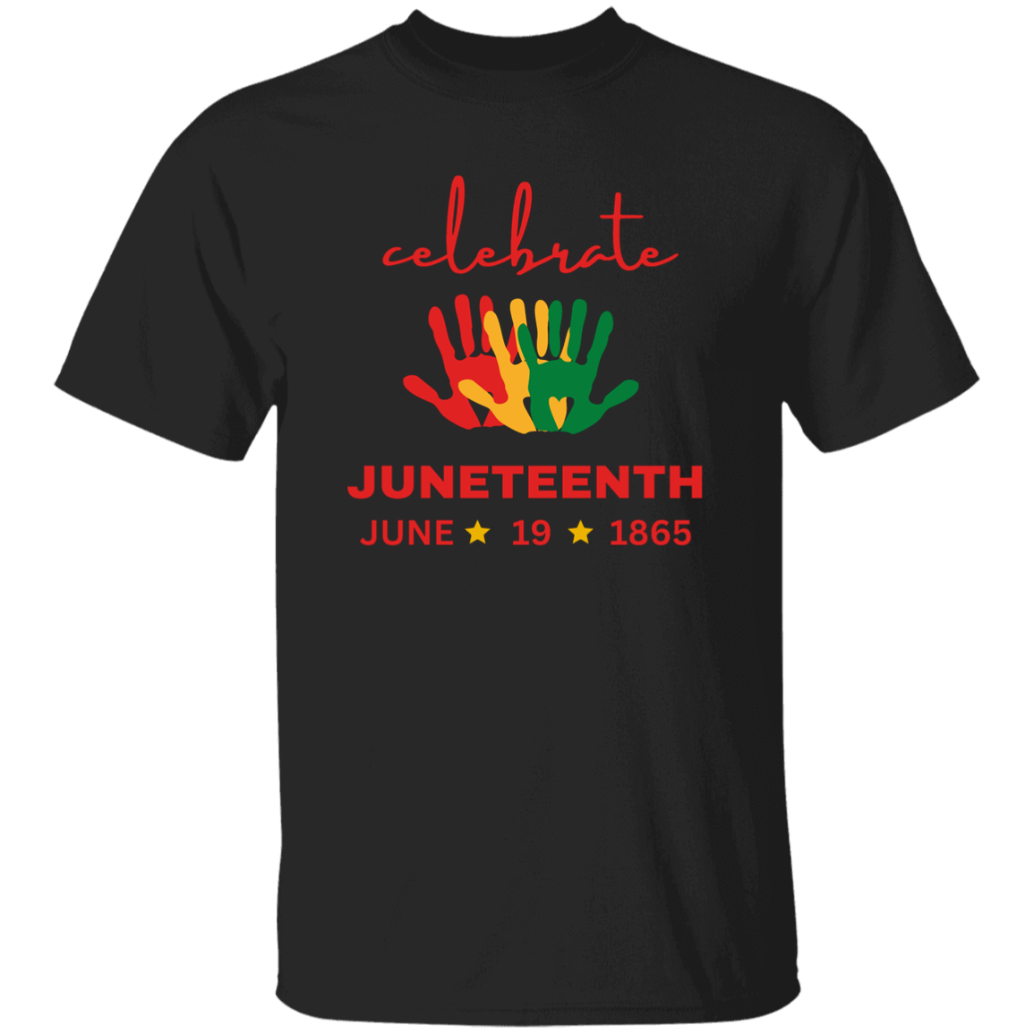 Juneteenth | Youth Tee in Blk | Hands