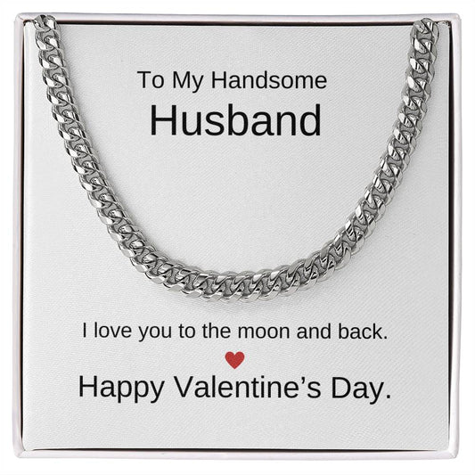 Valentine's Day to Husband | Cuban Chain Necklace