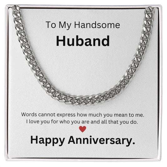 Anniversary: Cuban Link Chain | Husband