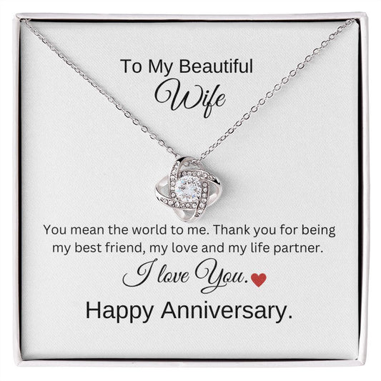 Love Knot Necklace (Anniversary)