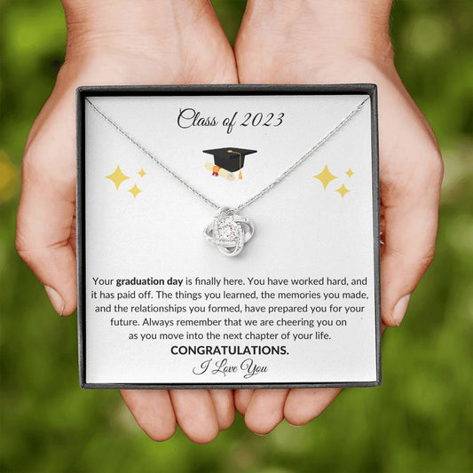 Graduation Gift for Her | Love Knot Necklace
