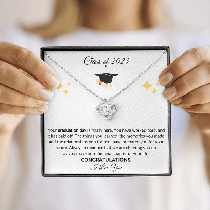 Graduation Gift for Her | Love Knot Necklace