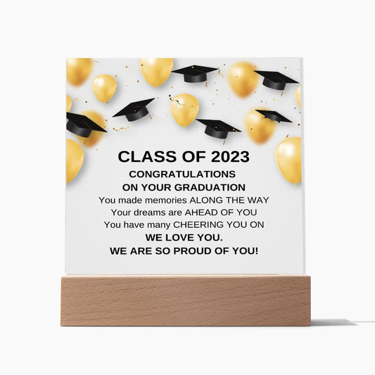 Graduation | Square Acrylic Plaque | Any 2023 Grad