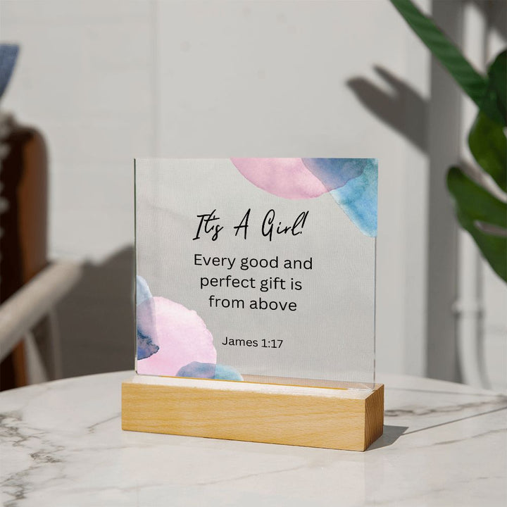 Acrylic Plaque_James 1:17 (Girl)