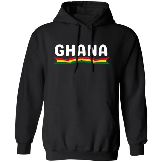 Hoodie | Unisex | Ghana Flag | Black, Navy