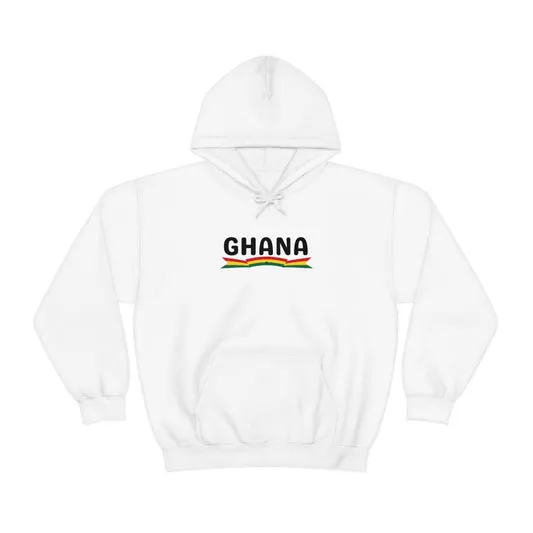 Hoodie | Unisex | Ghana Flag | Assorted Colors