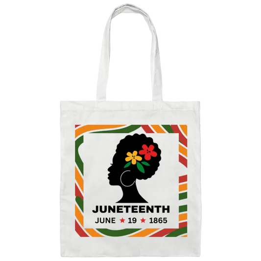 Juneteenth | Tote Bag | Flowers in Hair
