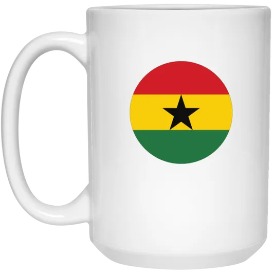 Mug | Ghana Flag | White Mug