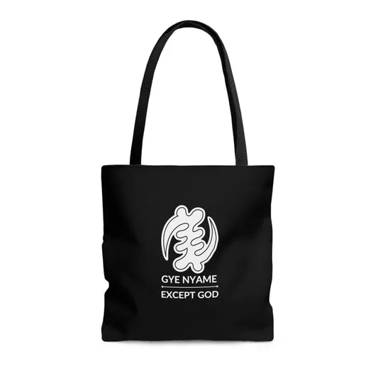 Tote Bag | Ghana | Gye Nyame | Black Tote